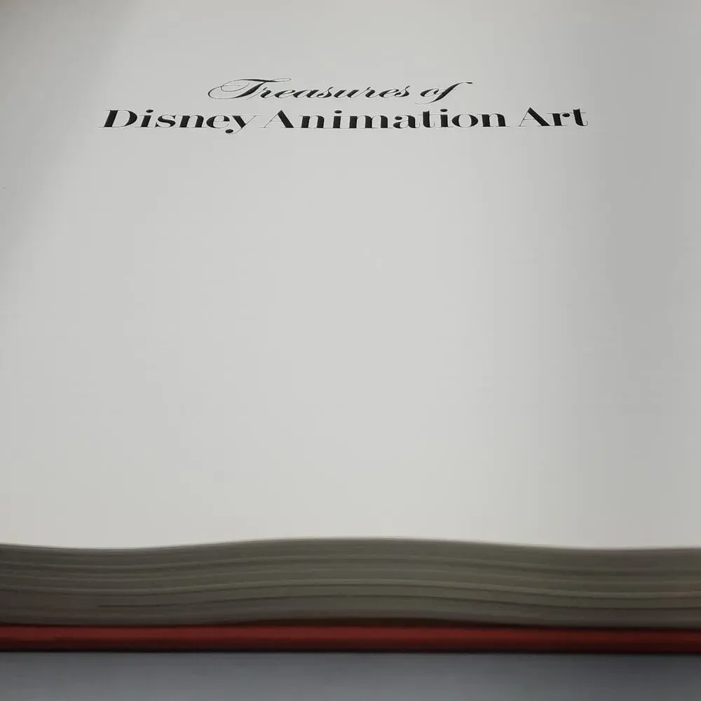 Treasures of Disney Animation Art by Robert Abrams First Edition Vintage HC DJ
